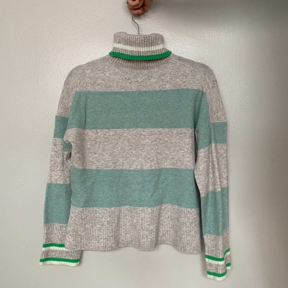 J. Crew Striped Turtleneck in Supersoft Yarn NWOT - Picture 4 of 5